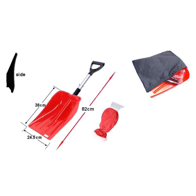 Foldable plastic snow shovel 4