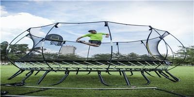 Wholesale production  No spring Free Fitness outdoor Safety trampoline