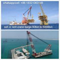 buy floating crane charter crane barge sell crane ship 3000t 3500t 4000t 5000t