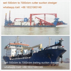 cutter suction dredger 1000cbm 1500cbm 2000cbm 2500cbm 3000cbm 3500cbm cheap