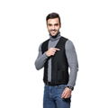 Polyester Electric Battery Powered Warm Vest Windproof Sleeveless Heated Vest
