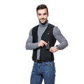 Polyester Electric Battery Powered Warm Vest Windproof Sleeveless Heated Vest 2