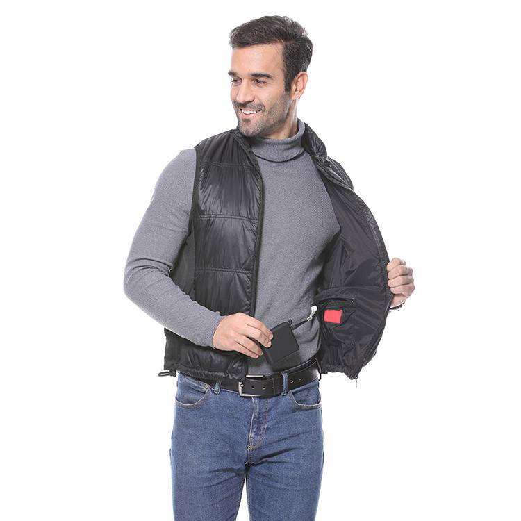 Electric Portable Body Warmer Thermal Clothing Waist Adjustable Mens Heated Vest 2