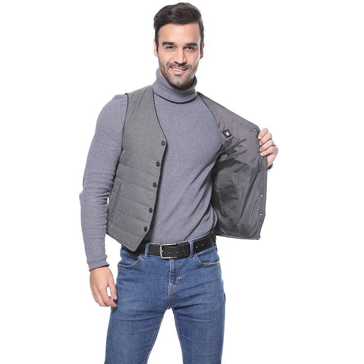 Mens Electric Warm Waistcoat Winter Heated Warming Vest for Suit