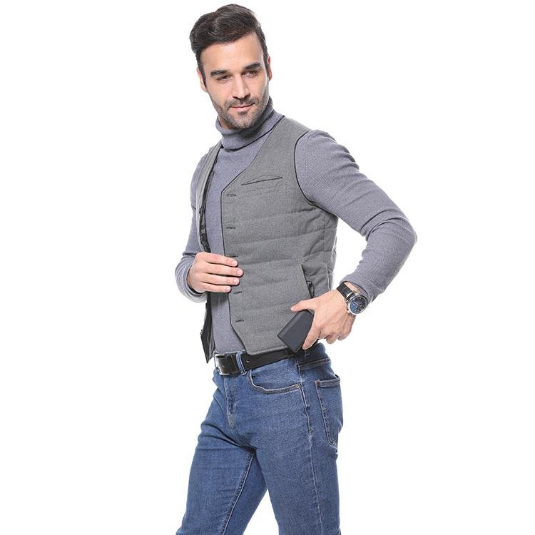 Mens Electric Warm Waistcoat Winter Heated Warming Vest for Suit 3
