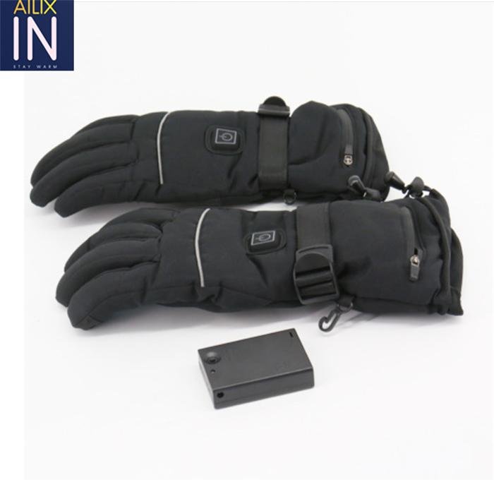Electric Rechargeable Touchscreen Thermo Heated Gloves with Battery Pack 5