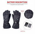 Electric Rechargeable Touchscreen Thermo Heated Gloves with Battery Pack 6