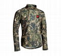 Winter camouflage heated jacket ,heated jacket camo