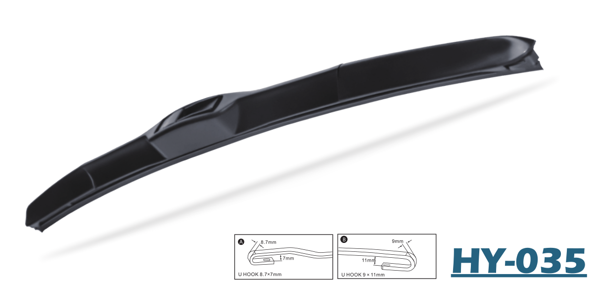 Best rated Hybrid windshield wipers HY035 REFRESH (China