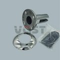 Stainless steel round base swimming pool fence glass spigot 3