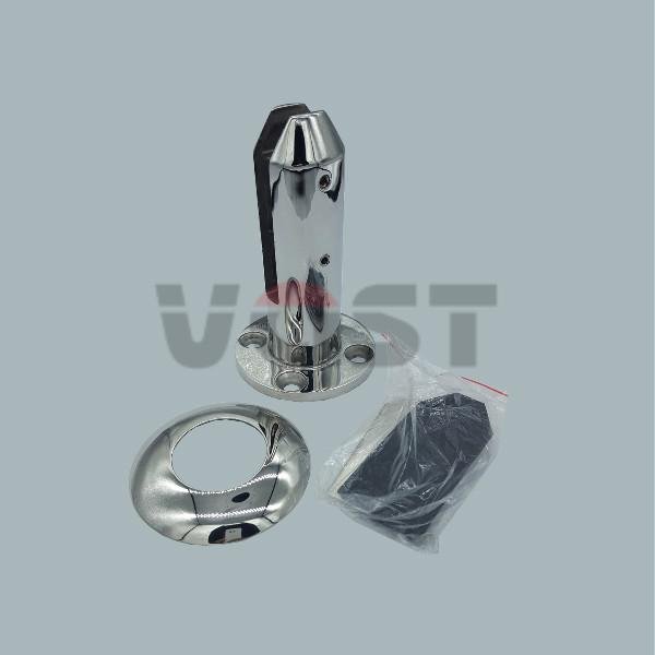 Stainless steel round base swimming pool fence glass spigot 4