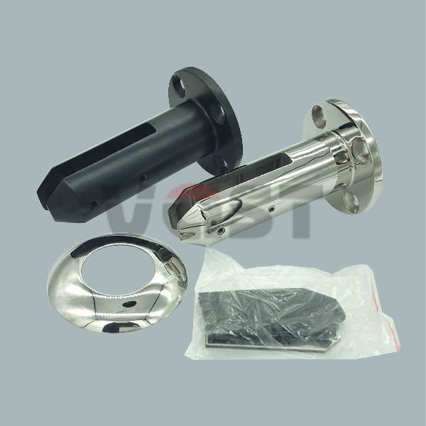 Stainless steel round base swimming pool fence glass spigot 5