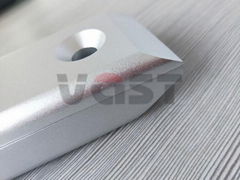 anodized aluminum railings rails spigot glass railing