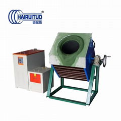 Metal melting furnace Medium frequency induction heating equipment HTM-35KW Hand