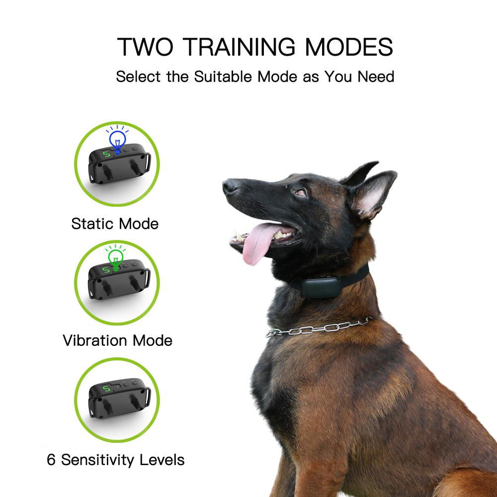 New Design Rechargeable Automatic Dog No Bark Collar 2