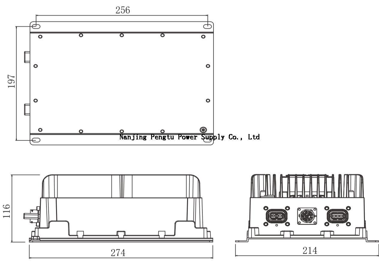 3.3KW Series Sealed Air cooling On board charger 2