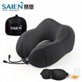 Memory foam travel neck pillow airplane