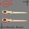 Two Kinds of Flat End Hexagon Ratchet Wrench Made of Beryllium Bronze and Alum 2