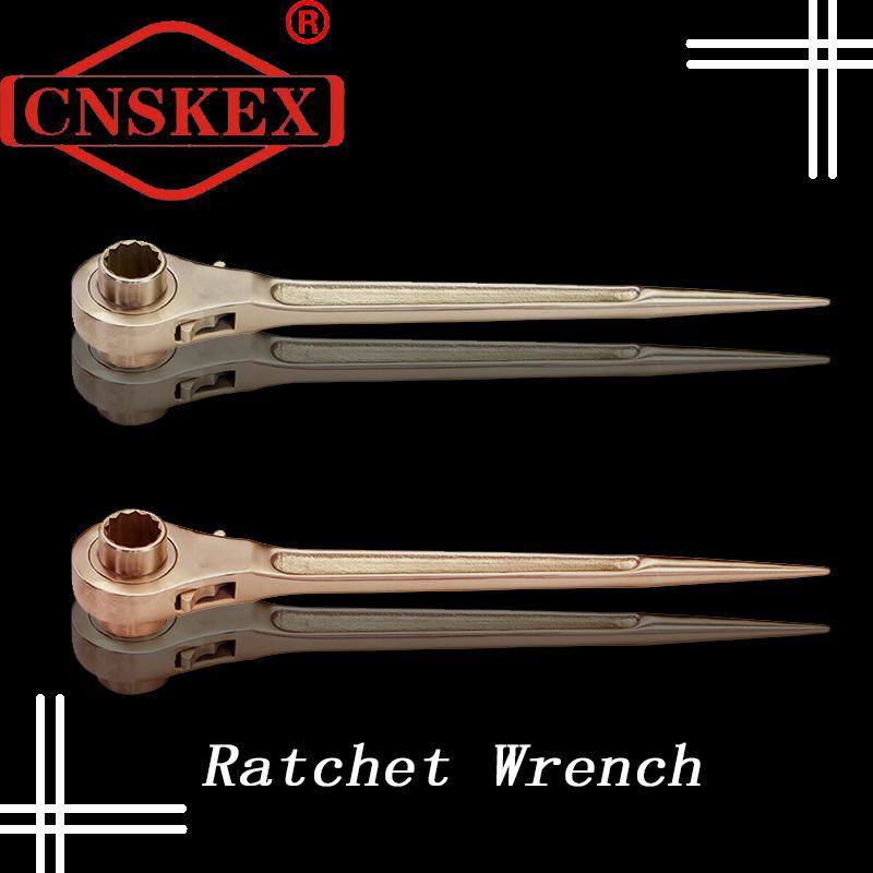 Ratchet Wrench for Explosion-proof Safety Non-spark Reversing Pry Bar 2