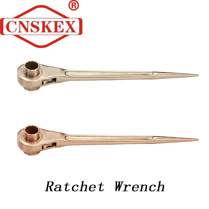 Ratchet Wrench for Explosion-proof Safety Non-spark Reversing Pry Bar