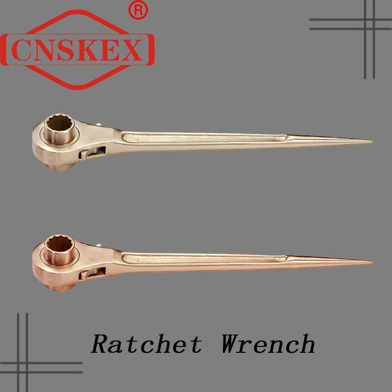 Ratchet Wrench for Explosionproof Safety Nonspark Reversing Pry Bar