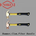 Flame-proof Safety Non-spark Fibre Shank Claw Hammer