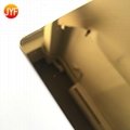 Titanium gold Mirror polished stainless steel sheet 3