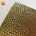 Titanium gold Embossed mirror polished stainless steel sheet 5