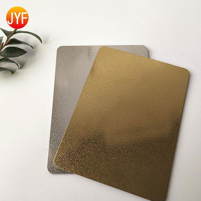  Customized No4 plating Titanium gold Stainless Steel Sheet Wall Panel Decoratio 5