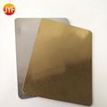 Titanium gold Mirror polished No 4 Sand blasting stainless steel sheet 1