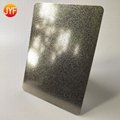 Titanium gold Mirror polished No 4 Sand blasting stainless steel sheet 3
