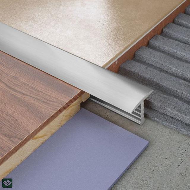 Extrusion Curved Tile Edge Trim Carpet Stair Nosing Bar Aluminum Profile 1
