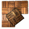 Interlocking Wood Deck Tiles 12 Slats  5