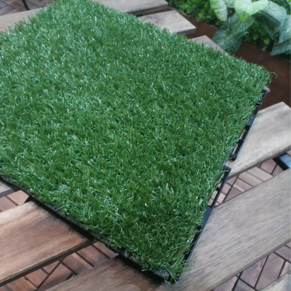 DIY Artificial Grass Tiles Best Choice For Modern Garden Easy To Set Up  2