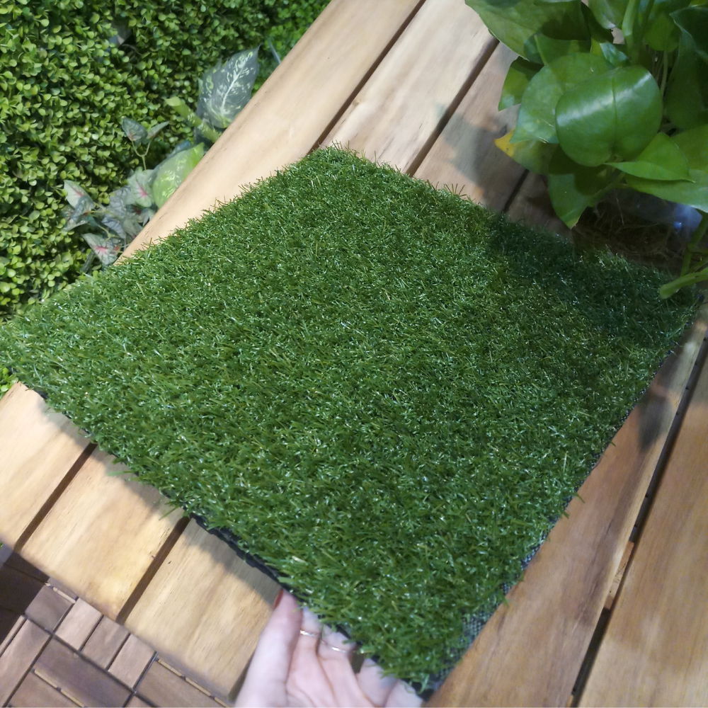 DIY Artificial Grass Tiles Best Choice For Modern Garden Easy To Set Up  4