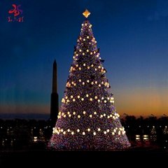 Outdoor giant waterproof Christmas tree with led lights