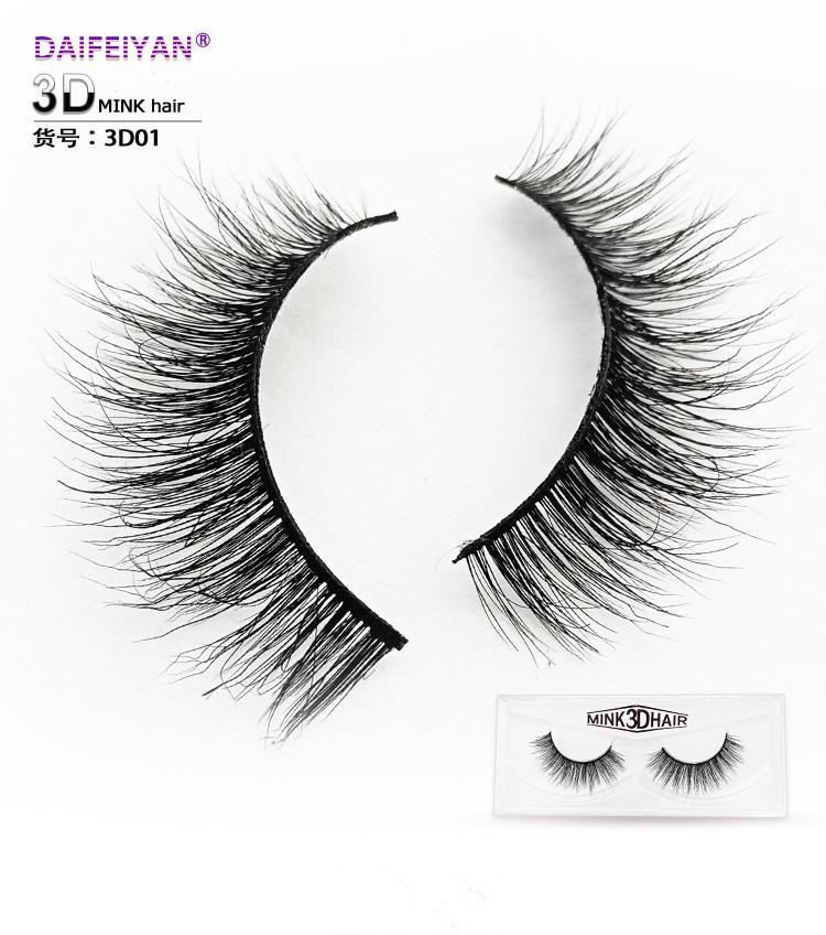 2019 Korean Style Wholesale Private Label 100% Real Mink individual Lashes 1