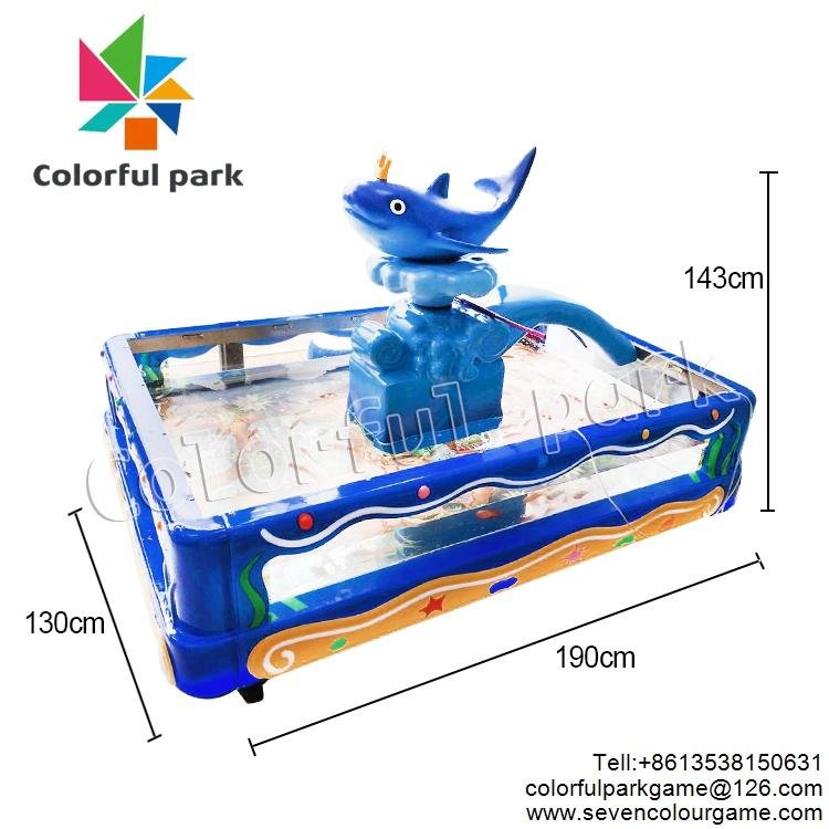 Colorful Park Arcade Game Machine 3D Fishing Machine 4