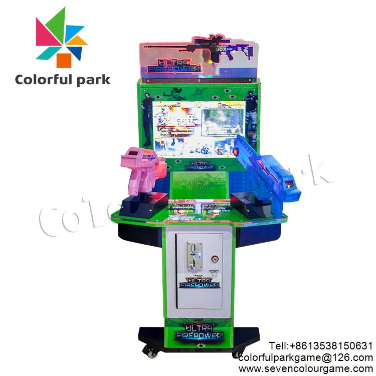 Colorful Park Indoor Playground Amusement Video Shooting Simulator Arcade Game f