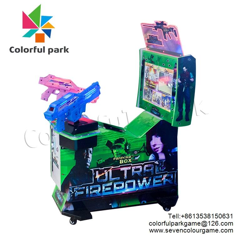 Colorful Park Indoor Playground Amusement Video Shooting Simulator Arcade Game f 2