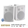 BS-1604A Powered Bluetooth Stereo 100W Wall Mount Speaker System 3