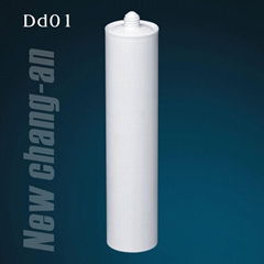 Empty HDPE Plastic Cartridge for Silicon Sealant Caulking