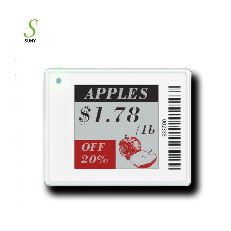 Supermarket Epaper Tags E-ink ESL System Electronic Digital Shelf Price Label