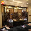 Jyf0039 Malaysia Stainless Steel Metal Partition Screen Wall  4