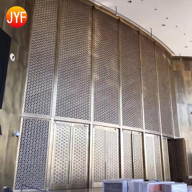 Jyf0044 Living Room Furniture Stainless Steel Indoor Wall Partition Dividers  4