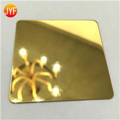 JYF0001 Factory wholesaleTitanium gold4x8 sheet metal prices