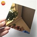 JYF0002 Factory wholesaleTitanium gold 4x8 stainless steel sheet for wall panels 5