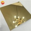JYF0002 Factory wholesaleTitanium gold 4x8 stainless steel sheet for wall panels 1