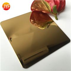 JYFA005 Factory wholesale Titanium gold brushed gold stainless steel sheet