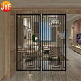 JYFA007 Factory wholesale Titanium gold chinese screens room dividers